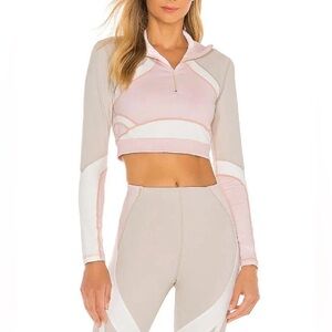 Vimmia x CB Half Zip Pullover Top in Conch Multi, XS
